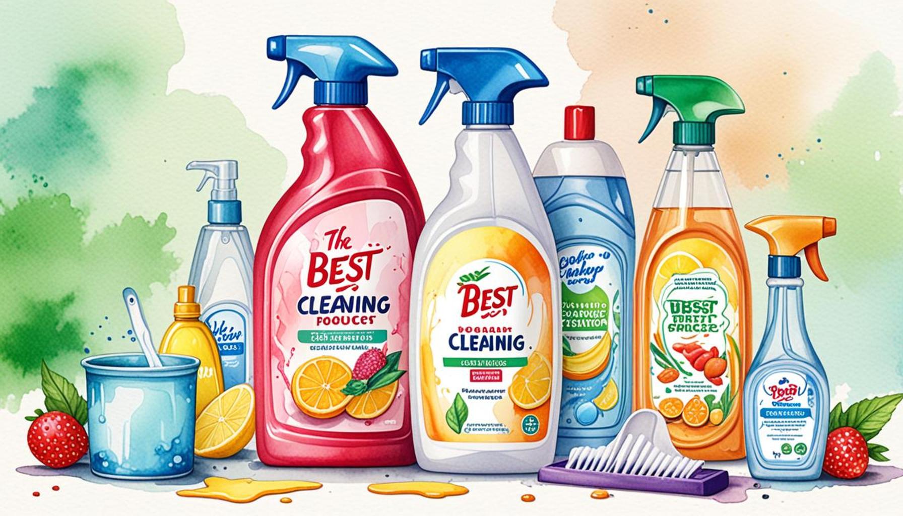 Top Cleaning Products for Sparkling Kitchens  Bathrooms
